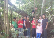 Junior Rangers in Sukau, Sabah