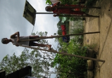 Boy on Stilts