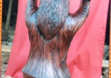 A tourist statue