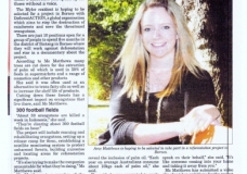 Amy's Borneo campaign to help great apes