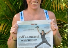 Jodi and teh Sunshine Coast Daily