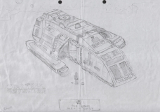 star trek ds9 runabout sketch.