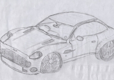 Bond Car Sketch