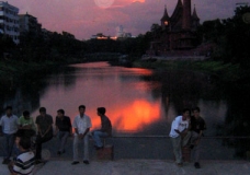 Dhanmondi lake & titanic building
