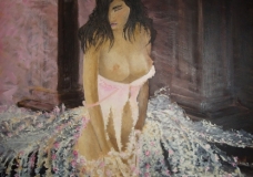 The bathing girl