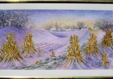 Purple snow