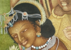 AJANTA PAINTING BLACK PRINCES