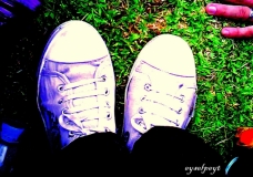 set your feet on the..grass