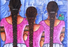 girls in pink