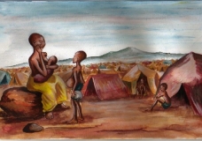 Internal Human Displacement, affecting children.