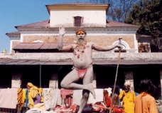 Sadhu celebrating Maha Shivaratri at Pashupatinath.