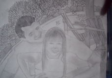Father and daughter
