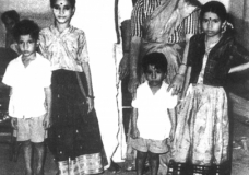 Seshendra Sharma with wife and children:1962