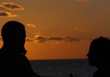 Sunset... Over the Pacific Ocean