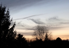 Strange clouds