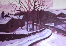Winter in lilac