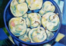 Груши в ведёрке (40x50) Pears in a bucket