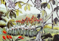 Весенний сад (30х30) Spring Garden