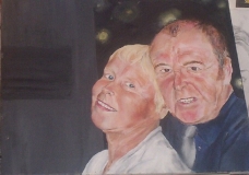 Sun burnt grandparents