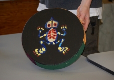 Frog on Drum - By Jeffery