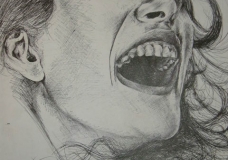 laughing