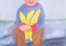 The Little Corn Seller Resting