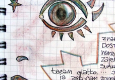 The left eye of hate X