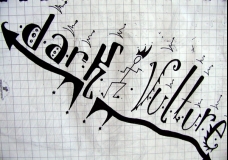 Dark Vulture black sign