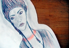 This is me in Orange (self portrait)