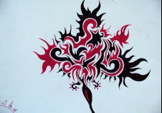 Burnin' flower