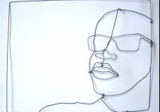 wire portrait