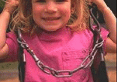 Swinging girl...