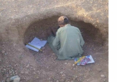 Third world country, hardworking student