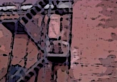 Fire Escape - Distorted
