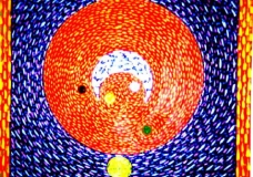 RED GIANT NEPTUNE,JUPITER,MARS & MOON