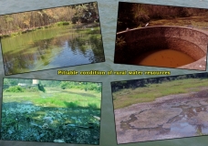 Pitiable coundition of water