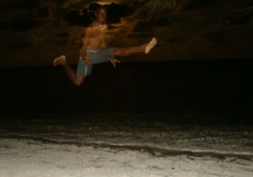 Beach leap