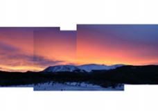 Sunrise over Pikes Peak