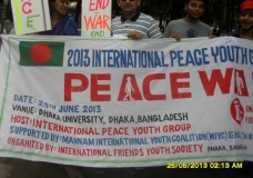 Peace Walk 2013 by IFYS, Bangladesh_Peace Walk
