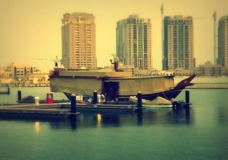 Traditional Arabian Gulf fishing/cargo boats