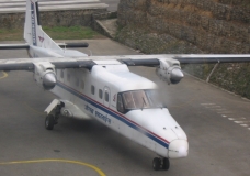 Plane landing