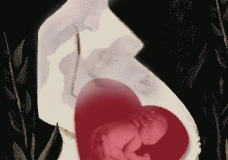 He was born, He was fulfilled, Because of Her...