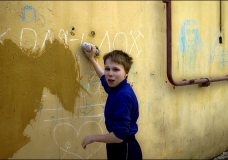 In a court yard