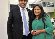 Envoy on Youth Ahmed encourages Youth Simran Vedvyas
