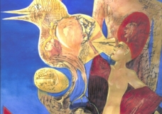 Woman with Cock