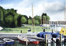 Marina, Sailer`s Club House at the Wannsee 2