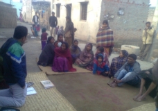Sharing meeting in Shanti Tole