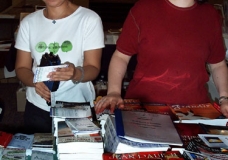 Volunteer booksellers