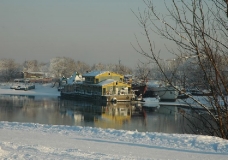 Московская зима. Река Москва