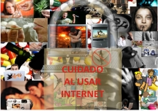 Be careful when using the internet